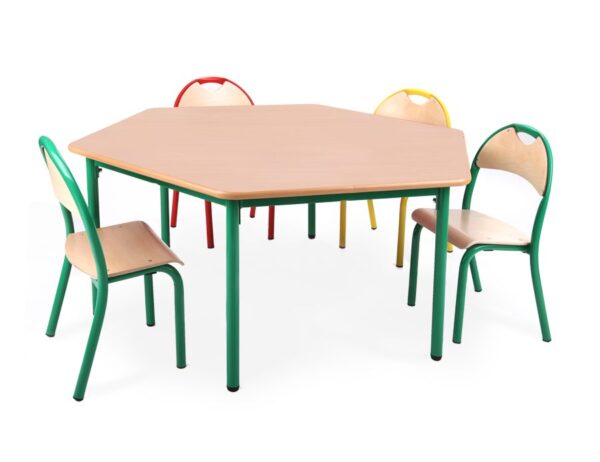 Bambino SL-R kuusnurkne laud