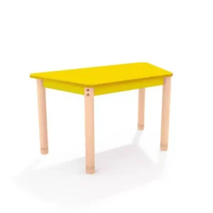 Kollane trapetsikujuline laud