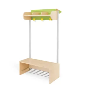 Garderoobikapp 3 roheline