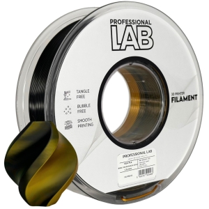 Silk PLA kahevärviline (must-kuldne)