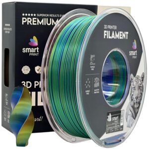 Silk PLA kolmevärviline (punane-sinine-roheline)