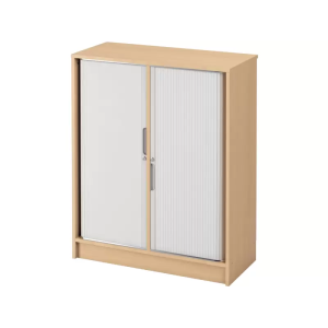 Riidekapp ruloouste ja lukuga